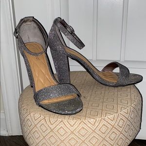 Sparkly Ankle Strap Heels